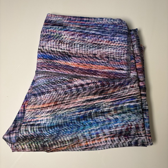 Lululemon Wunder Train High-Rise Tight 25" Digital Oasis White Multi Size - Picture 9 of 10